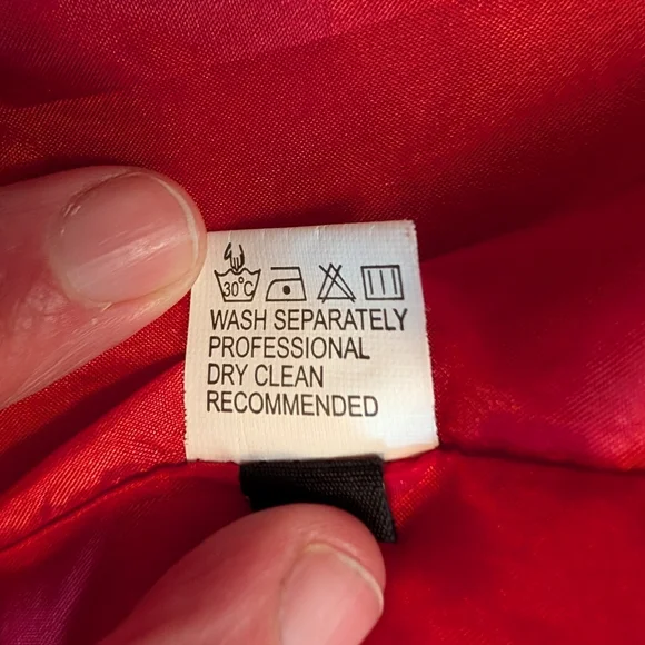 Ampersand Avenue Womens Red Coat With Bow Size Large - Picture 8 of 11